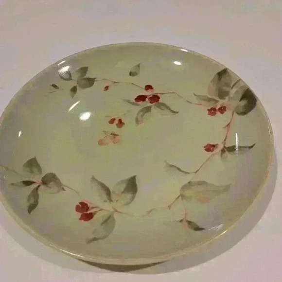 222 Fifth Butterfly Blossom Dinner Plate - Picture 1 of 2